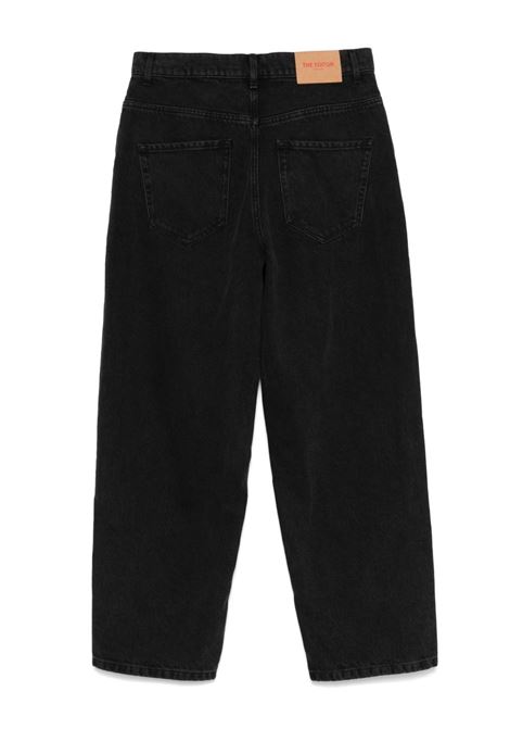 Jeans con applicazione in nero The editor - uomo THE EDITOR | S5U116999